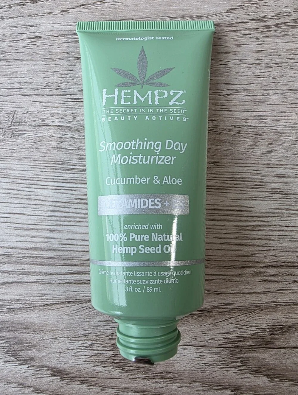 HEMPZ Smoothing Day Moisturizer Cucumber & Aloe Ceramides + B3 3 oz Sealed